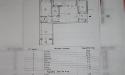 Apartament 3 camere Militari-Veteranilor 2 balcoane vedere mixta