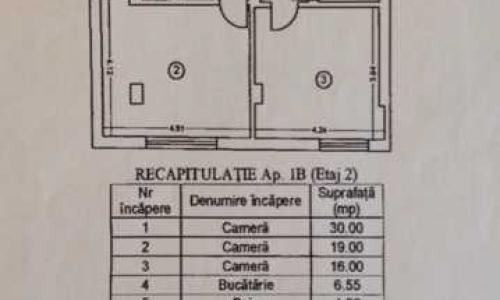 3 camere bloc nou Mosilor 109.000 Euro 100 mp