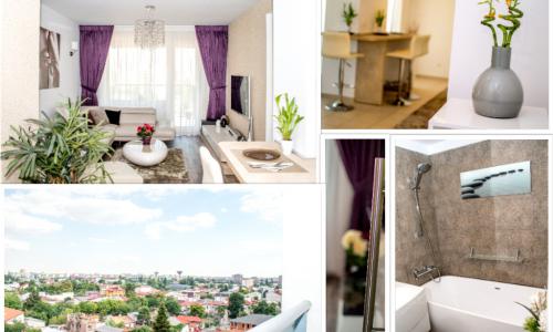 Complex Rose Garden-Apartament 3 camere mobilat LUX,3 Camere,2 bai,2 terase