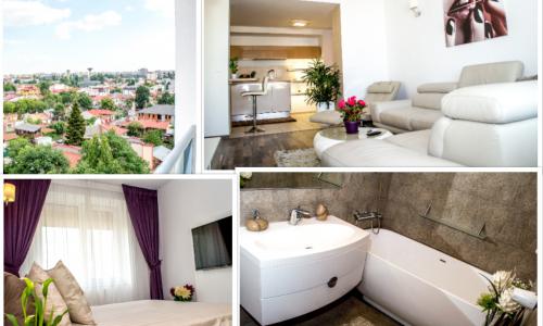 Complex Rose Garden-Apartament 3 camere mobilat LUX,3 Camere,2 bai,2 terase