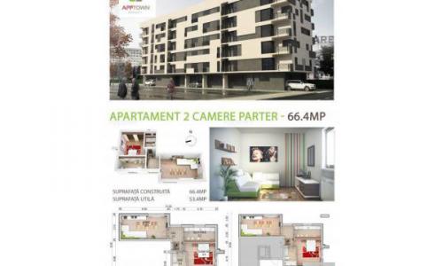 Apartament 2 camere 53,4 mp