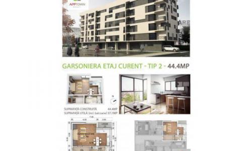 Garsoniere tip II - 37,1 mp