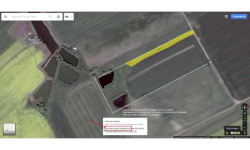 Teren agricol 30600 m/p+balta cu peste