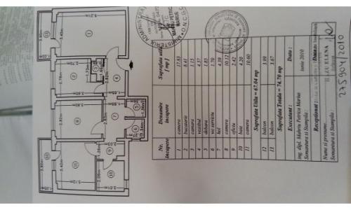 vand 3 camere Banul Manta confort 1 decomandat