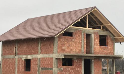 Casa de vanzare la stadiu de GRI in Paulestii Noi - momentan este la ROSU
