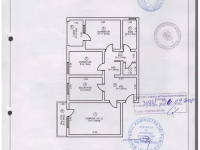 Apartament 3 Camere decomandat conf. I ultracentral Focșani