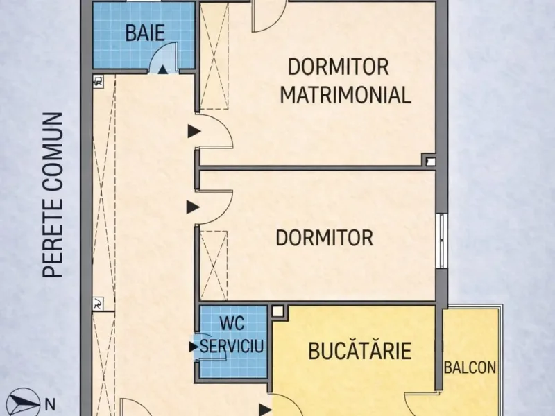 Vând apartament moștenit, 3 Camere Decomandate, Sebeș Alba